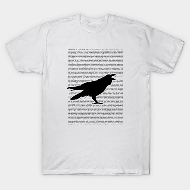 Quoth the Raven "Nevermore" T-Shirt by frankpepito